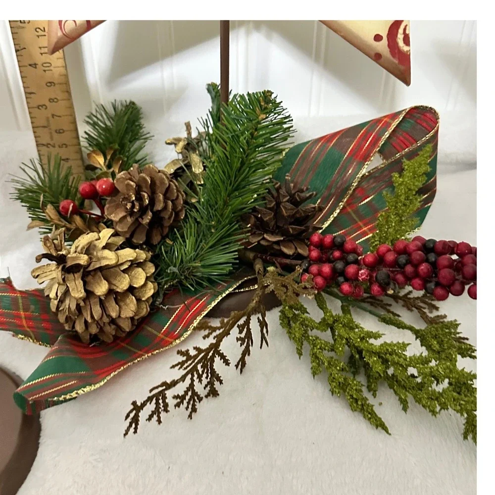Hobby Lobby Heartland Holiday Wood‎ Stars Christmas Decor Set OS Multicolor EX